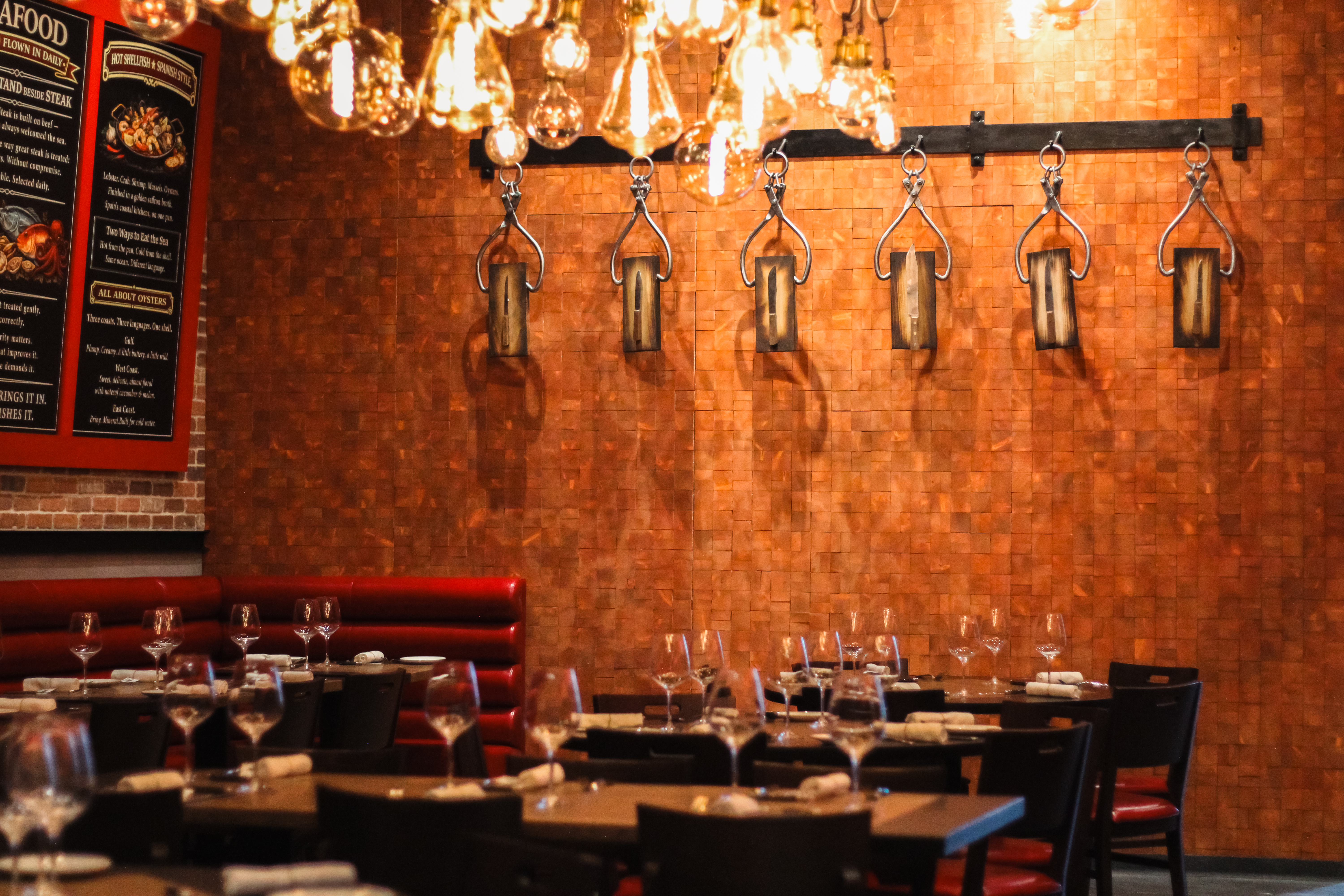 Little Alley Steak Alpharetta interior