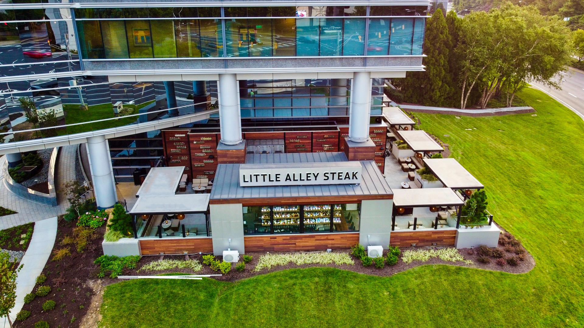 Little Alley Steak Buckhead interior